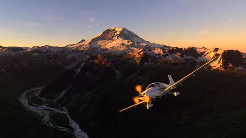 Mount Rainier National Park Flight Plan