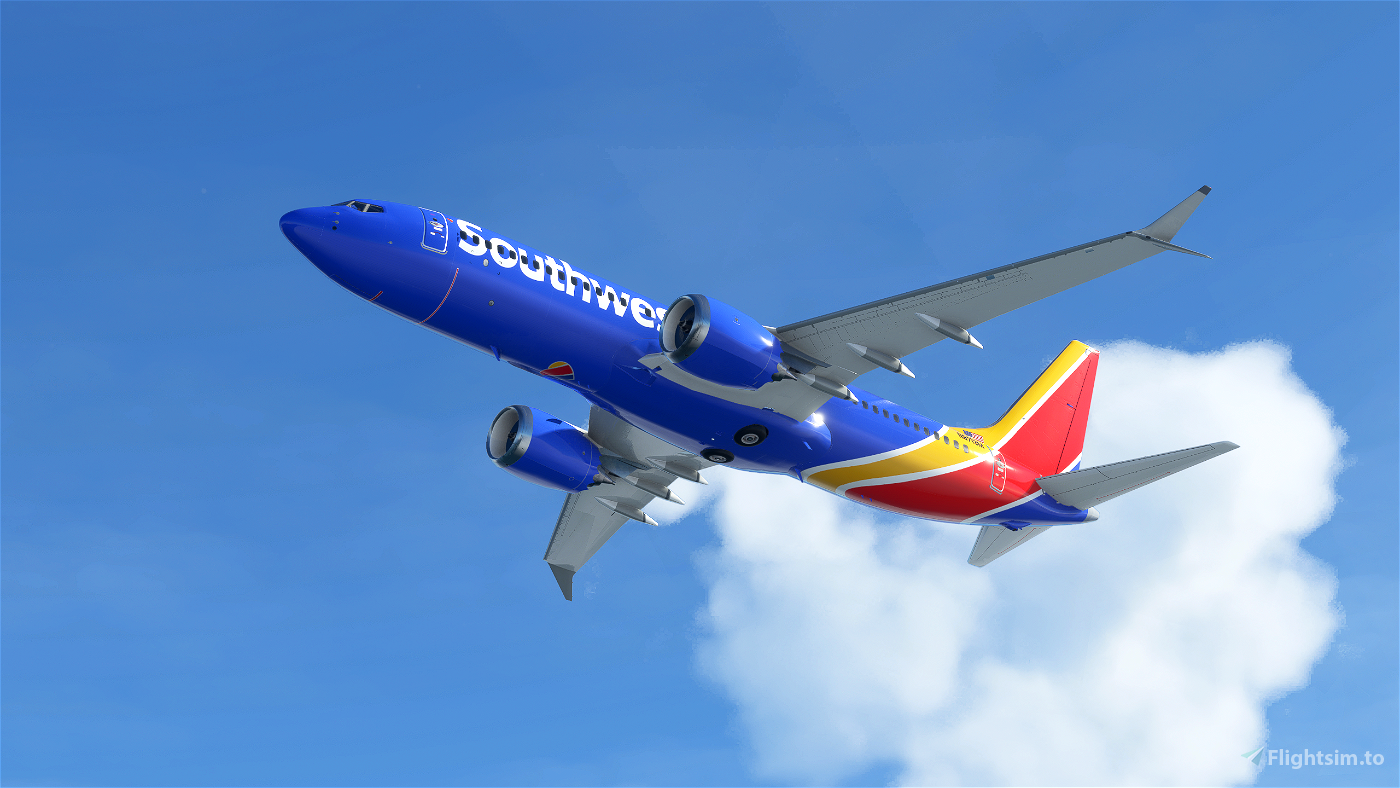 Southwest 737 MAX - [HD] for Microsoft Flight Simulator | MSFS
