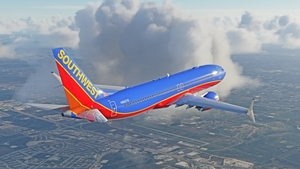 Southwest "Canyon Blue" [HD] - B737 MAX thumbnail 1