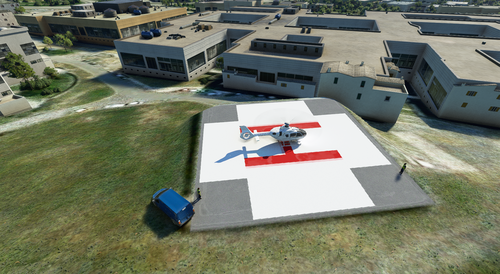 Helipad - Alès hospital