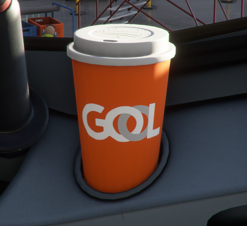 GOL Orange Coffee Cup 