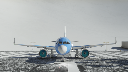 Livrée A320neo G-AIR (Geek Airline)