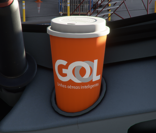 GOL Linhas Aéreas Inteligentes - Orange Coffee Cup 