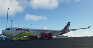 A330 Air Canada Rouge -8K thumbnail 1