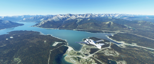 Kootenay Plains Icefields Parkway VFR flight plan