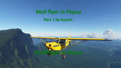 Mail flyer in Papua