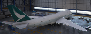 Boeing 747-8F Cathay Pacific Cargo (4k) - no logo mirroring thumbnail 5