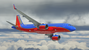 Southwest "Canyon Blue" [8K] - A320Neo thumbnail 6
