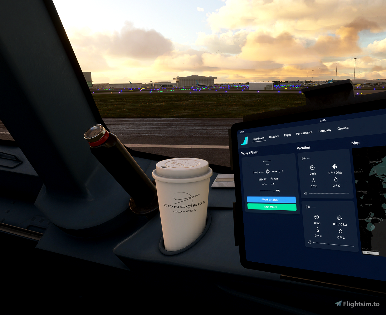 Concorde Coffee Cup for Microsoft Flight Simulator | MSFS