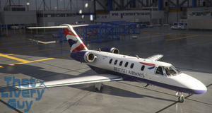CJ4 - British Airways - Including Custom Interior (Default and Working Title Compatible) thumbnail 8
