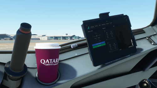 Qatar Airways Dark Version Coffee Cup 