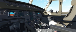 0000 JD Cockpit A320NEO Black/Creme w. Black or Creme Seats (optional) thumbnail 5