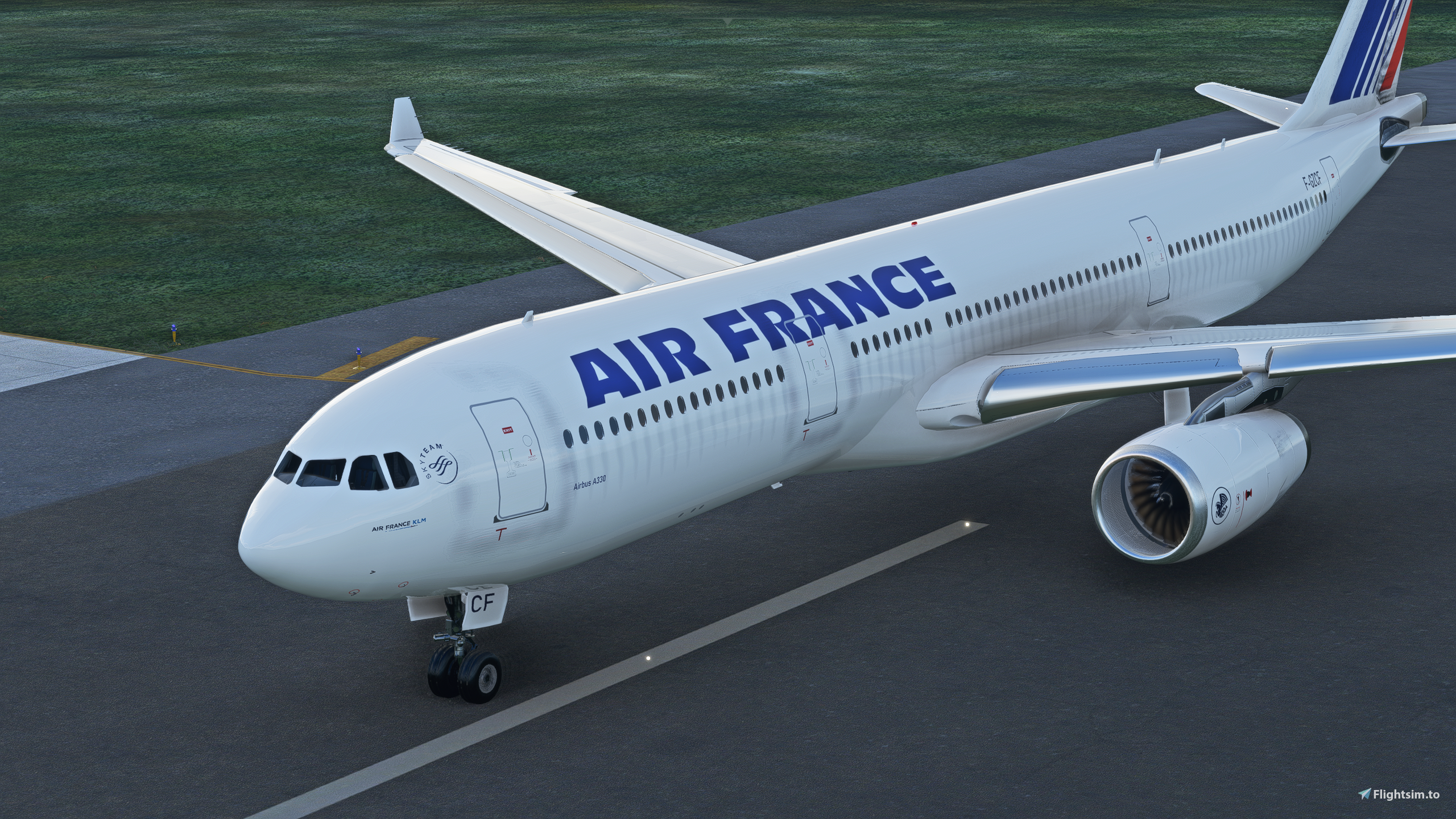 Air France (Old Colors) (Dirty) [8K] - PMP A330 - Image 1