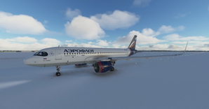 Aeroflot "2019 brand image" (based on A350) A320neo thumbnail 3