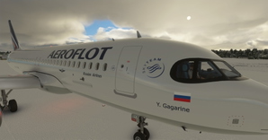 Aeroflot "2019 brand image" (based on A350) A320neo thumbnail 10
