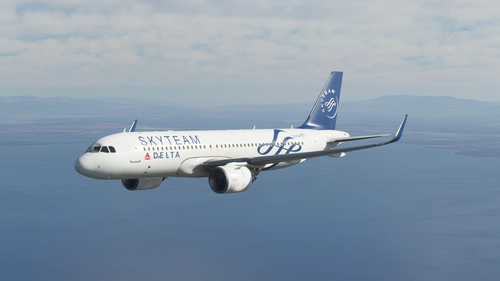 Delta Air (SkyTeam) White A320 Neo - 8K