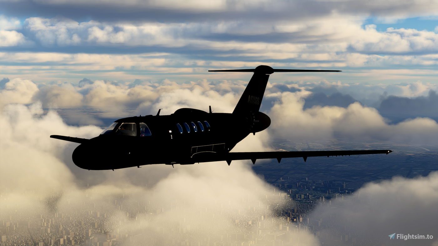 Cessna Citation Black Matte Microsoft Flight Simulator Cessna Citation Black Matte Microsoft Flight Simulator