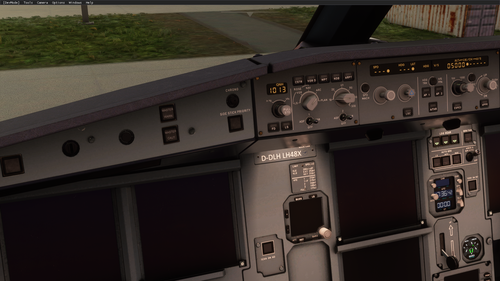 LUFTHANSA Selcal Code Plate for A32NX