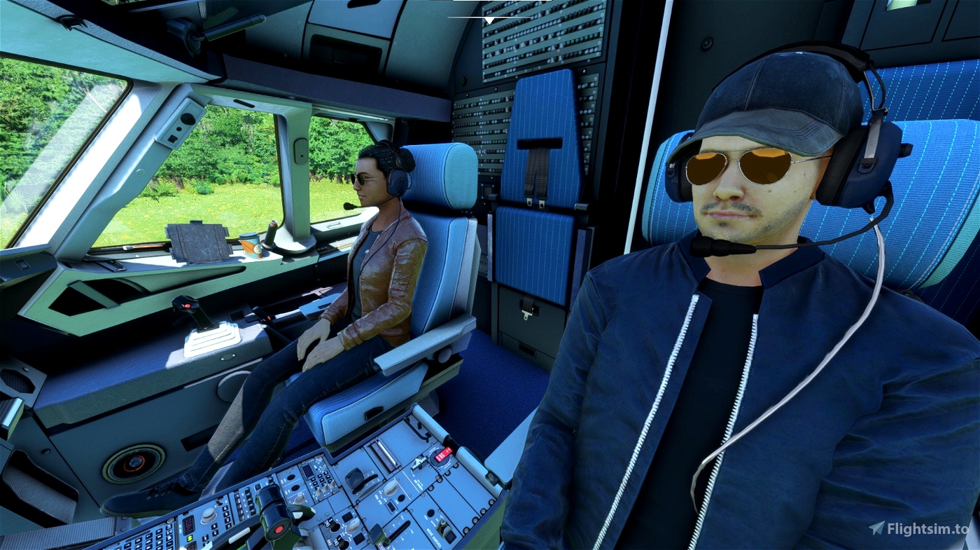 Pilot/Copilot mod for FBW A32NX DEV Microsoft Flight Simulator