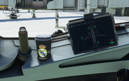 Real Madrid Black CUP Coffe Express - A32NX FBW