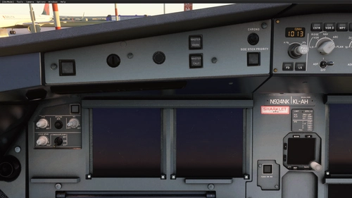 REAL SPIRIT Selcal Code Plate + REAL Sharklet Sticker for A32NX