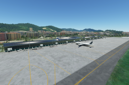 Penang airport [WMKP] with jetway fix