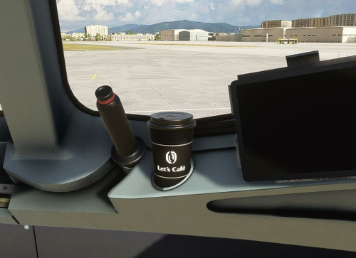 Let's Café Cup (FamilyMart in Taiwan) for the A32NX