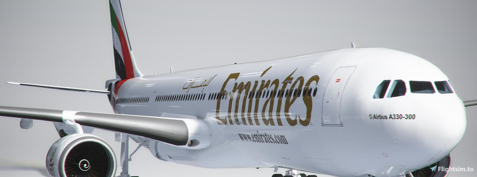 [8K] Emirates - PMP A330-300 - Image 1