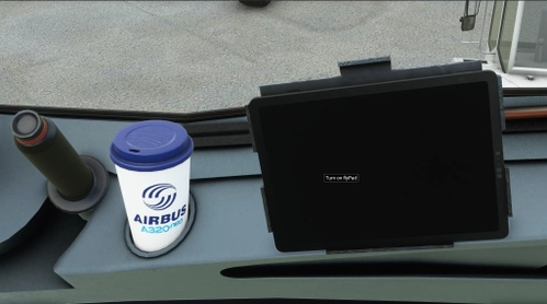 Airbus coffee cup for the FBW A32NX