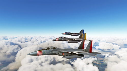 48th Fighter Wing D-Day Heritage F-15s