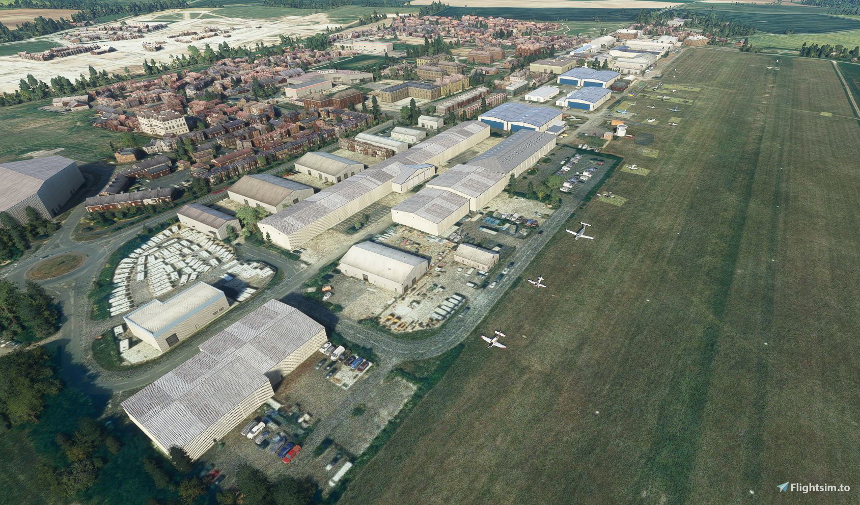 Old Sarum Airfield-EGLS - Image 1