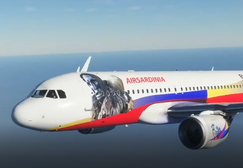 A320NX Livery for AIRSARDINIAVIRTUAL Virtual Airline 