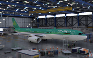 Aer Lingus Green Airbus A330-300 Livery thumbnail 4