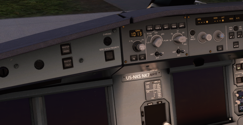 SPIRIT Selecal Code Plate for A32NX
