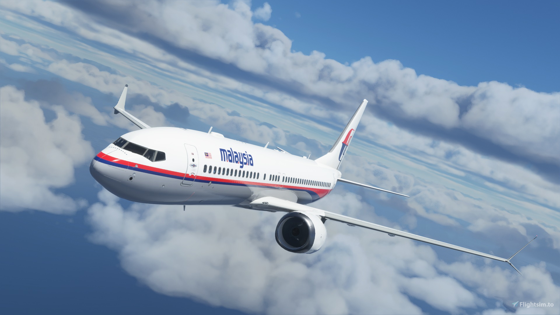 B737-800 MAX MALAYSIA AIRLINES 9M-MZA for Microsoft Flight