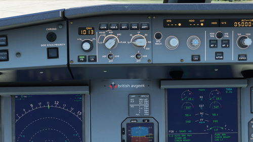 British Avgeek Official A32NX Selcal Plate