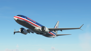 American Airlines B737 MAX (Metallic / Classic Livery) - [HD] thumbnail 4