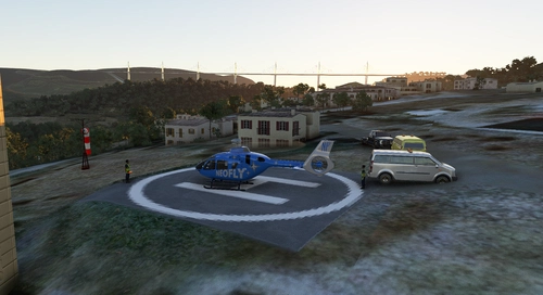 Helipad - Millau hospital