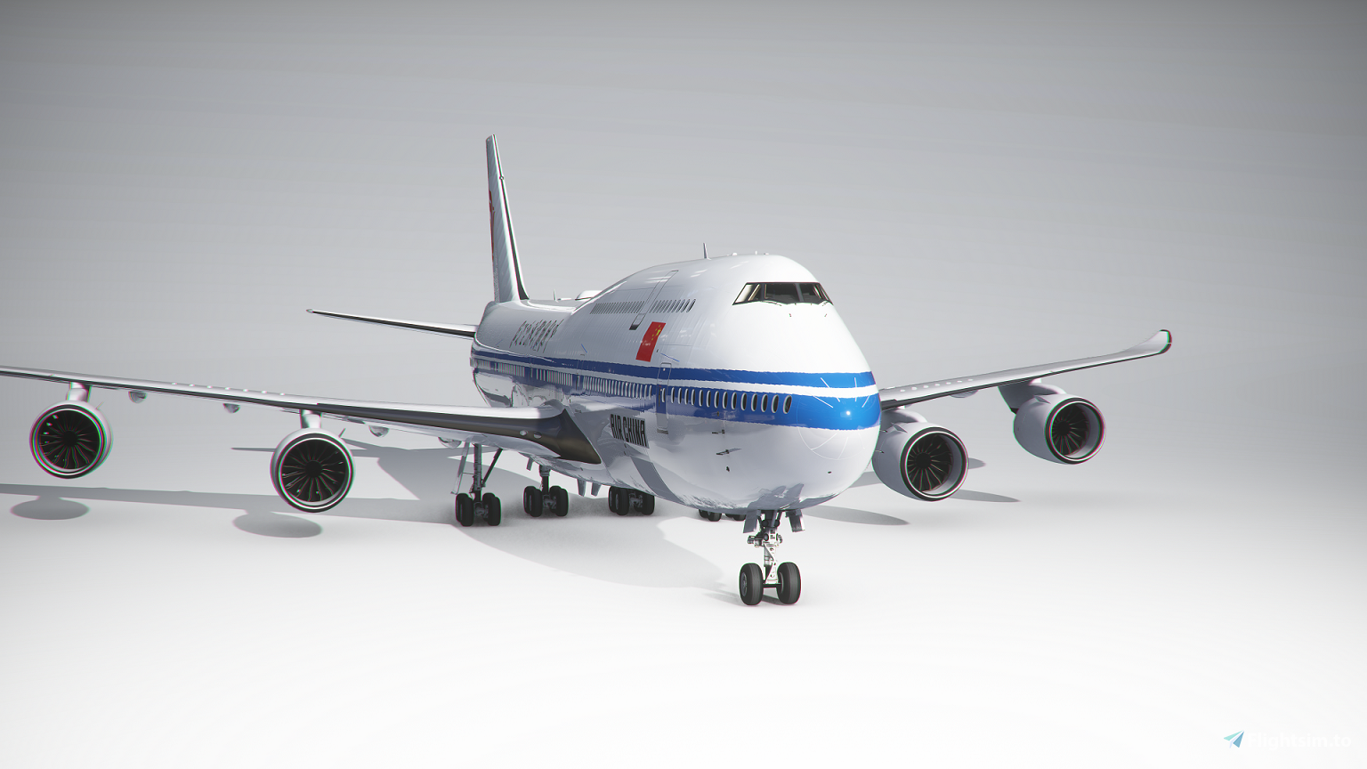 Boeing 747-8i Air China (4k) - no logo mirroring - Image 1
