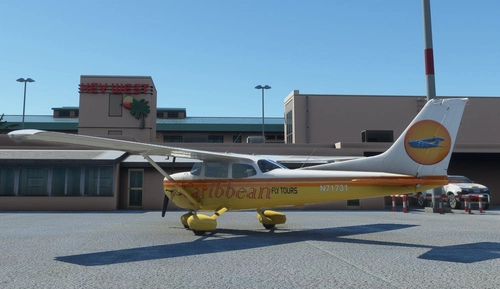 Asobo C172sp classic Caribbean Fly Tours Wheels