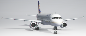 Airbus A321-200 United Airlines Old Colors thumbnail 1