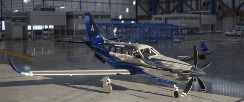 Daher  TBM 930 White/Metal
