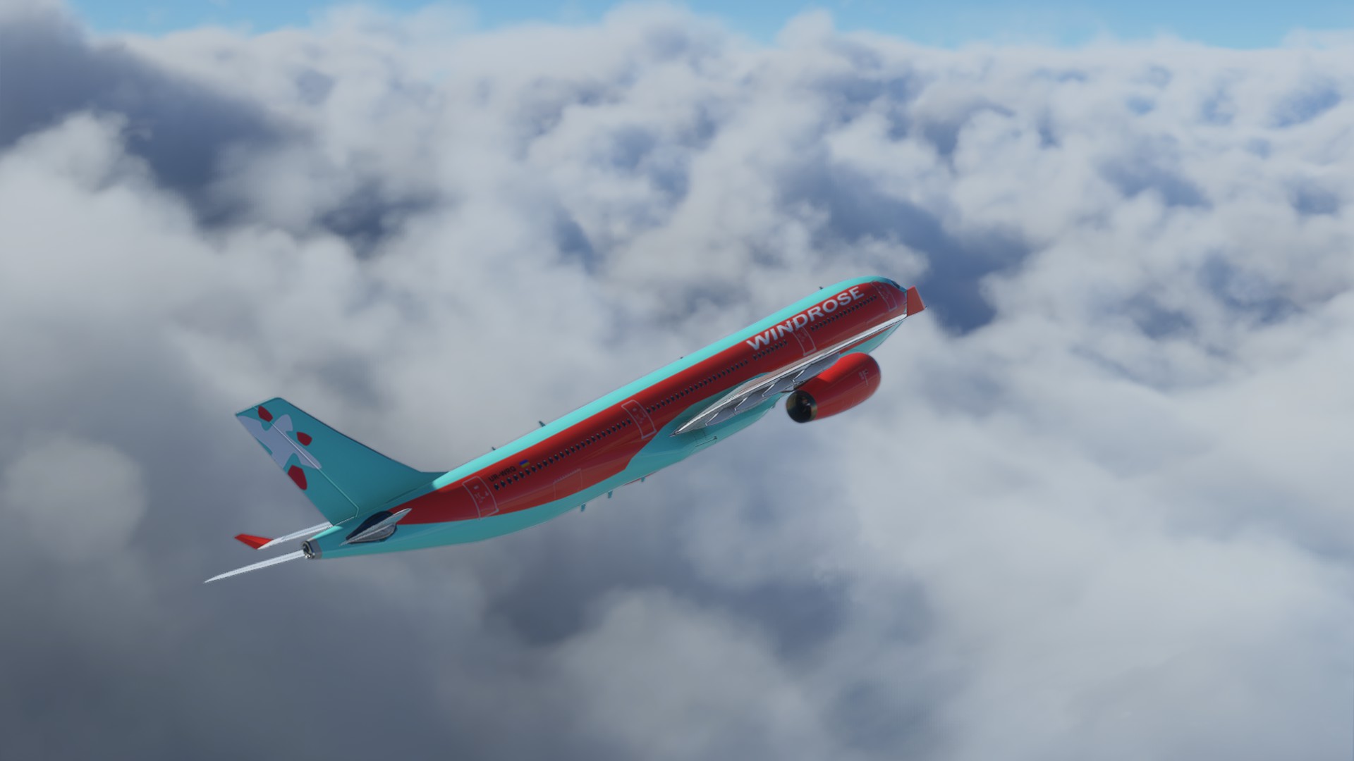 Windrose A330 livery (Ukraine) - Aircraft Liveries for MSFS