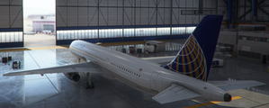Airbus A321-200 United Airlines Old Colors thumbnail 4