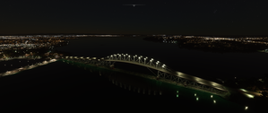 Auckland New Zealand (hand crafted, no photogrammetry) Now with night lighting. thumbnail 15