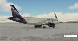 Aeroflot "2019 brand image" (based on A350) A320neo thumbnail 2