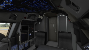 Boeing B747-8i Cockpit - Black-Grey with blue lighting thumbnail 8