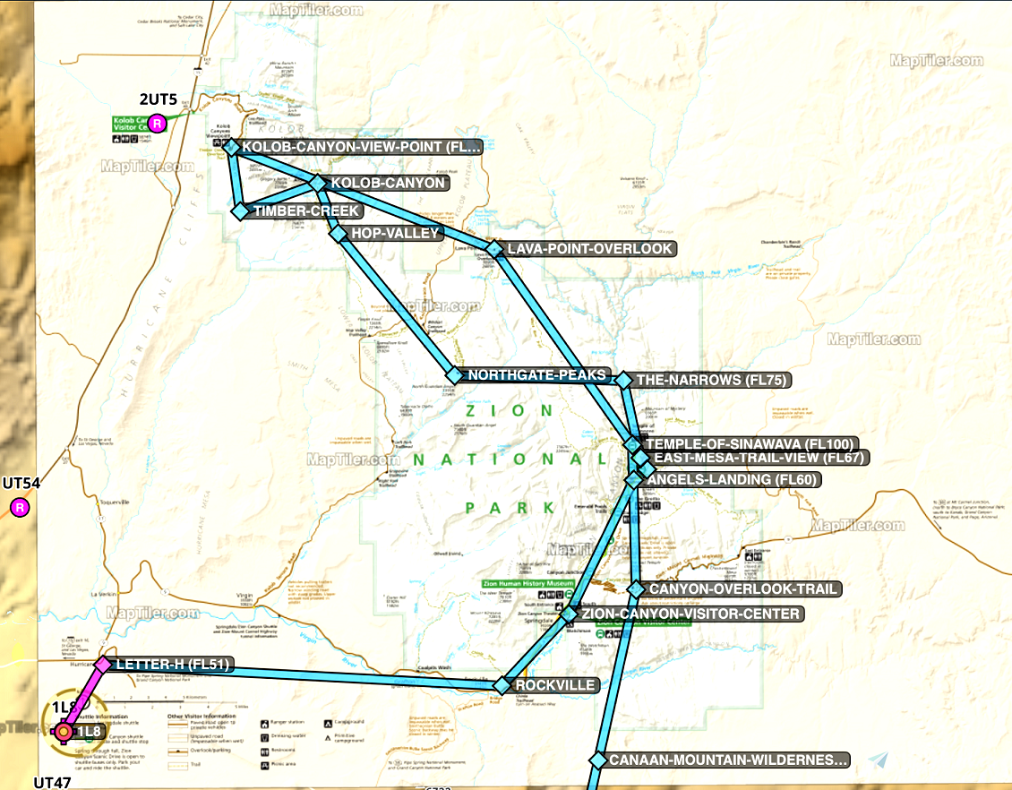 Tucson Airport Tus To Zion National Park Flight flightsim.to