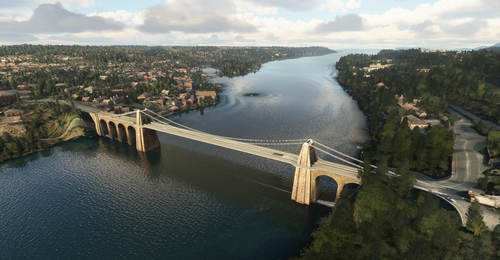 Menai Bridge Anglesey, Wales. Hand Crafted