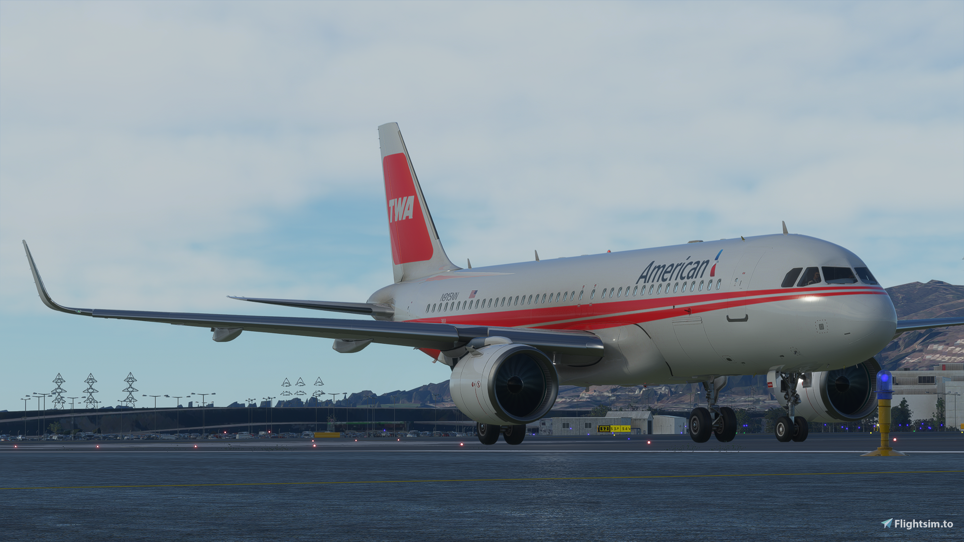American Airlines TWA A320 Neo - 8K  - Image 1